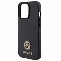 Guess Strass Metal Logo iPhone 13 Pro 6.1" Ümbris - must