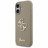GUESS ümbris jaoks IPHONE 17 GUHCP17SSC4GSMW (Silicone W/ Big 4G Script) brown