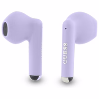 Guess Bluetooth kõrvaklapid GUTWSJ14ESGU TWS + docking station purple/purple Printed Classic Logo