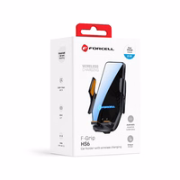 Juhtmevaba car phone hoidja Forcell F-Grip HS6 15W windshield / air vent must