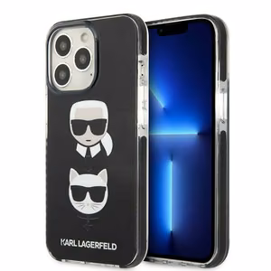 Karl Lagerfeld Karl&Choupette Head Ümbris jaoks iPhone 13 Pro / iPhone 13 - must