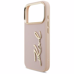 Karl Lagerfeld Karl Script Logo iPhone 17 Pro Ümbris - Roosa