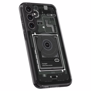 Spigen Ultra Hybrid Ümbris jaoks Samsung Galaxy S23 FE - Dark hall (Zero One Pattern)