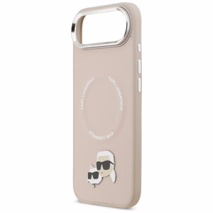 Karl Lagerfeld Karl & Choupette Pins MagSafe Ümbris jaoks iPhone Air Roosa