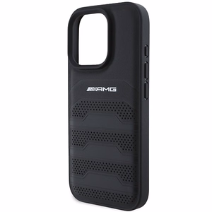 AMG Leather Debossed Lines must Logo iPhone 16 Pro Max Ümbris - must