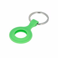 Silikoon key ring jaoks Airtag roheline