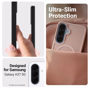 Crong Hybrid Matte Magnetic MagSafe ümbris seadmele Samsung Galaxy A37 / A36, roosa