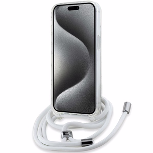 Karl Lagerfeld IML Choupette Head&Cord MagSafe ümbris jaoks iPhone 15 / 14 / 13 - läbipaistev