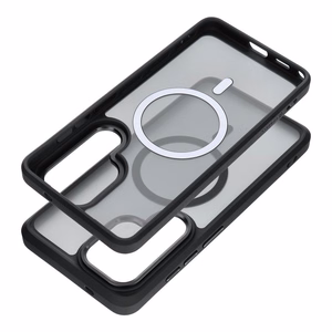 Ümbris Samsung S26 ULTRA Forcell F-Protect Smoke Hybrid Premium ühildub MagSafe-ga must