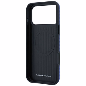 BMW kaitseümbris seadmele iPhone 18 Pro / 17 Pro: (Carbon Metal Logo), MagSafe'iga ühilduv, värv: sinine