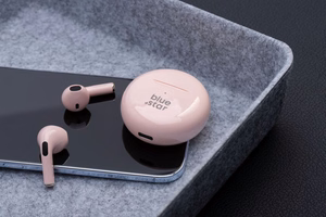 Wireless earbuds BLUE STAR Circle Beat TX3 TWS pink