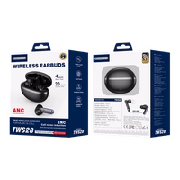 JELLICO juhtmevabad kõrvaklapid (ANC+ENC) TWS28 Must