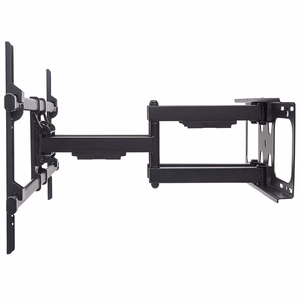 Manhattan TV ja monitori seinakinnitus, täisliikumine, 1 ekraan, 37–75", must, VESA 200x200–800x400 mm, maks. 75 kg
