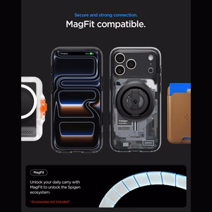 Spigen Ultra Hybrid MagSafe Zero One ümbris iPhone 18 Pro Max / 17 Pro Max jaoks, must