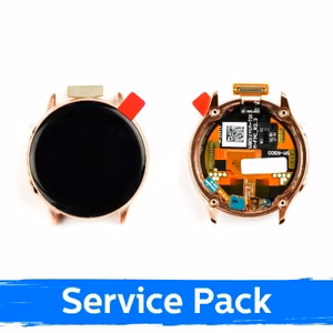 LCD ekraan ühilduv Samsung Watch Active 40mm raamiga / kuldne / (Service Pack)