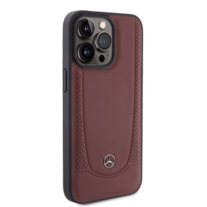 Mercedes MEHCP15LARMRE iPhone 15 Pro 6.1" punane/punane hardcase Leather Urban Bengale