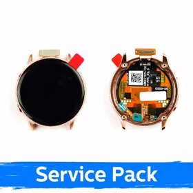 LCD ekraan ühilduv Samsung Watch Active 40mm raamiga / kuldne / (Service Pack)