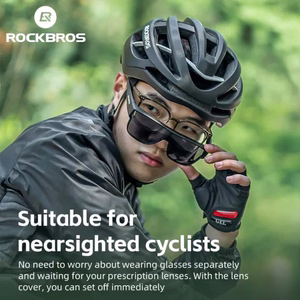 Rockbros SP304 polariseeritud rattaprillid - must