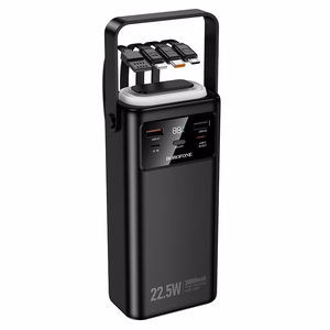 External battery Akupank Borofone BJ65 22.5W 30000mAh must