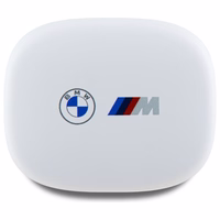 BMW Bluetooth kõrvaklapid BMBEMIATP20LOH TWS + docking station valge/valge Printed Logos