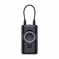 Joyroom JR-W13 5000mAh traadita energiapank Apple Watchile + USB-C ja Lightning - must