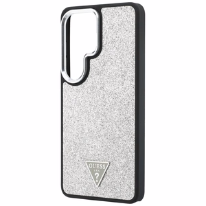 Guess ümbris Fixed Glitter Triangle MagSafe for Samsung Galaxy S26 Ultra hõbedane