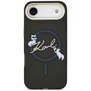Karl Lagerfeld IML Choupettes Karl Script Logo MagSafe iPhone Air Ümbris - must