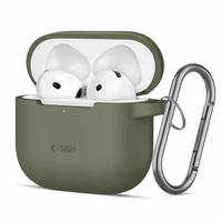 Tech-Protect Silicone Hook Ümbris jaoks AirPods 4 - roheline