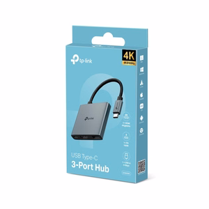 TP-Link UH3020C USB-C jaotur, 3 porti