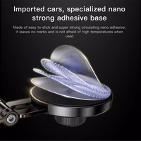 Magnetic car phone hoidja Forcell F-Grip IronSecure windshield / dashboard must