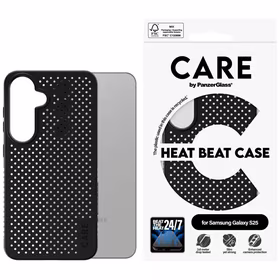 CARE by PanzerGlass Feature Heat Beat Ümbris jaoks Samsung Galaxy S25 - Must