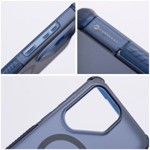 Чехол для Samsung A27 Forcell F-Protect BumperX Premium совместимый с MagSafe темно-синий
