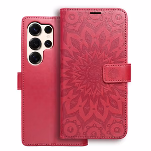 Флип-чехол Samsung S25 ULTRA Mezzo Book mandala magenta
