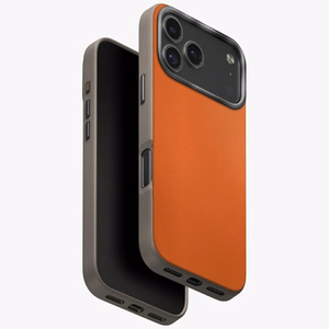 Uniq Lyden DS Чехол для iPhone 17 Pro Magclick Charging - оранжево-серый