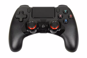 iBox IGP4 mängukontroller must Bluetooth Gamepad analoog / digitaal Android, PC, PlayStation 4, iOS