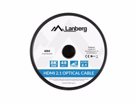 Lanberg HDMI kaabel M/M V2.1 40m 8K optiline AOC
