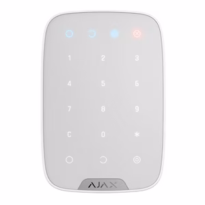 AJAX KeyPad Plus Juhtmevaba Touch Keyboard (valge)
