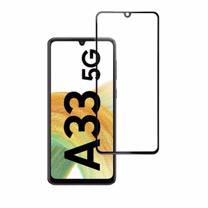 Karastatud klaas to Samsung Galaxy A33 5G (full glue / Ümbris friendly) sinine Star 5D must