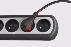 Rebel pikenduspesa, 5 pistikupesa, lülitiga, 3 m, 3×1,5 mm