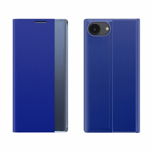 New Sleep Ümbris iPhone 16e Flip Cover with Stand - Sinine