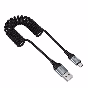 Cable USB A to Micro USB Hoco 2,4A 1,5 m X121 black