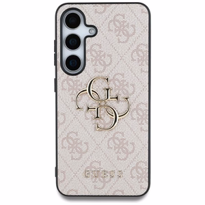 Guess Big 4G Logo Classic Logo Ümbris jaoks Samsung Galaxy S25 Plus roosa