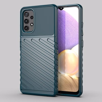 Thunder Case Paindlik vastupidav TPU ümbris Samsung Galaxy A72 4G roheline