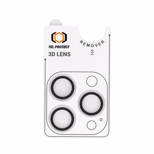 Tempered glass Tel Protect 3D Lens on camera for Iphone 15 Pro/15 Pro Max transparent (lens 3 pieces)