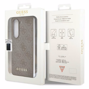 Guess чехол для Samsung Z Fold 5 GUHCZFD5GF4GBR (4G Charm) коричневый