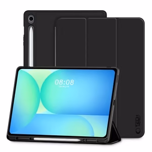 Чехол TechProtect SmartCase Pen для Samsung Galaxy Tab S10 FE+ 13.1 X620 / X626B - чёрный