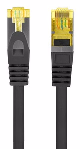 Lanberg PCF6A-10CU networking cable Black 1 m Cat6a S/FTP (S-STP) Round