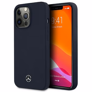 Mercedes MEHCP13LSILNA iPhone 13 Pro / 13 6.1" tumesinine ümbris Silicone Line