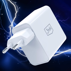 3mk FlowPower 45W 1A1C PD3.0 QC4+ seinalaadija - valge
