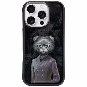 Nimmy Magnetic fashion cute pet MagSafe ümbris jaoks iPhone 16 Pro Max - must